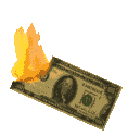 burning money